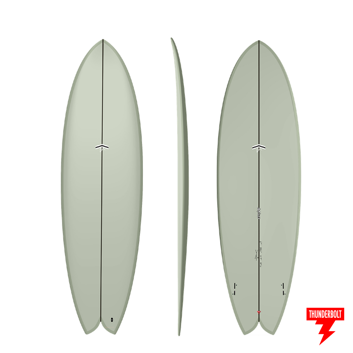 ミッドレングス Jed Noll 6'10\" 2+1 lokbox サーフボード ミッドレングス Jed Noll 6'10