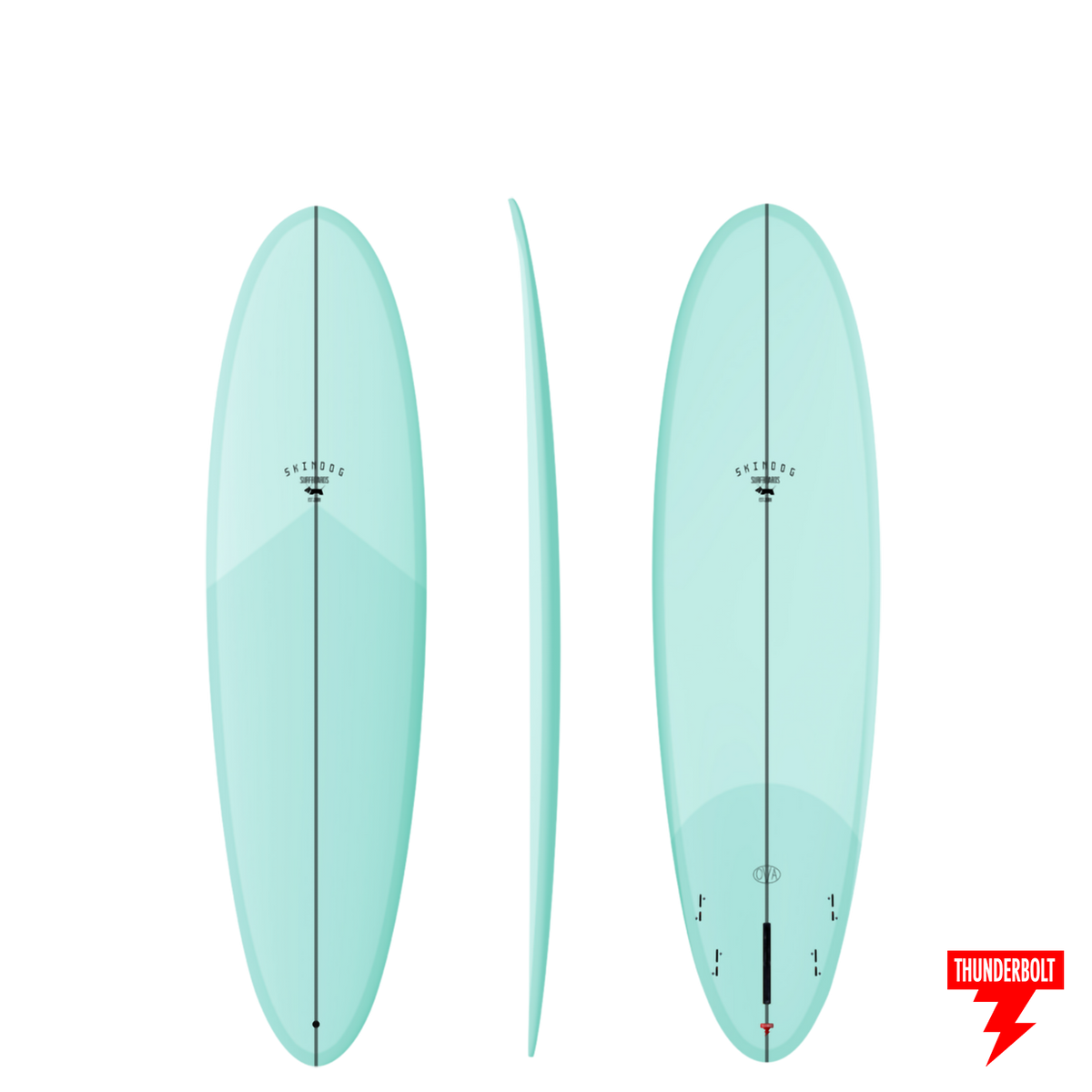Skindog Thunderbolt Hydroplane Surfboard Review - YouTube